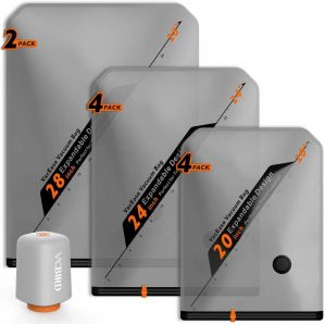 Vacuum Storage Bags, 10 Pack Reusab...