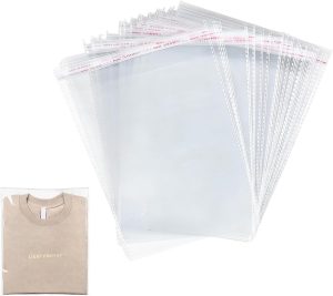 100pcs transparent packages self se...
