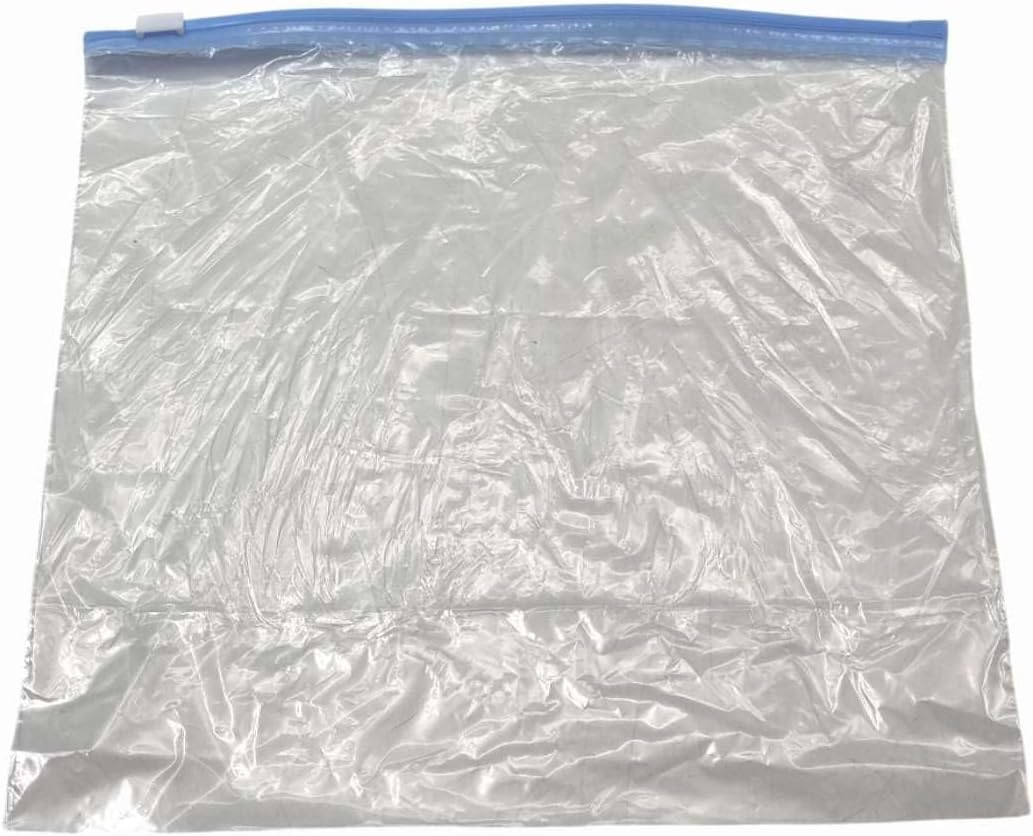 Slide Zip Freezer Bags – 12 Pack Resealable Food Bags with Slide Seal – 25 x 25cm – Microwave & Freezer Safe – Food Storage Bags in CDU - Image 2