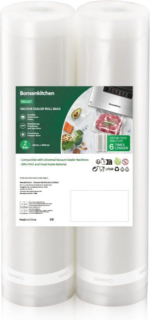 Bonsenkitchen Vacuum Sealer Rolls B...