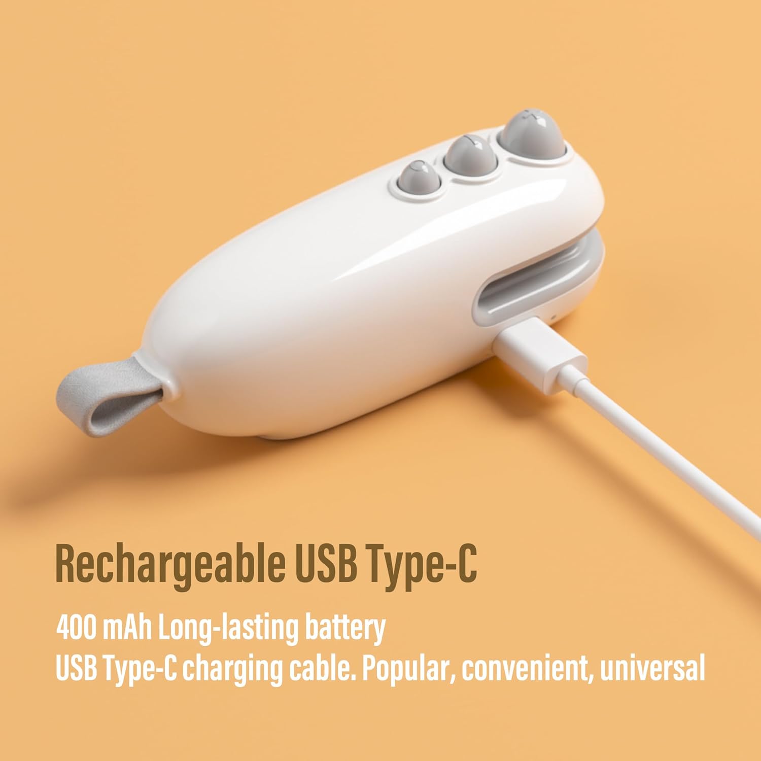 Mini Bag Sealer, Heat Sealer with Cutter, Rechargeable Bag Sealer, Handheld Heat Sealer Machine with Magnetic, Portable Bag Sealer Heat Seal for Keep Food Fresh and Snacks Crispy. Blue - Image 5