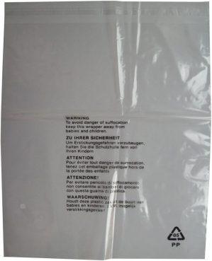 100 CLEAR TRANSPARENT PLASTIC GARME...