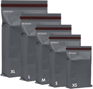 125 Assorted Mixed Grey Mailing Pol...