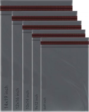 50 Mixed Grey Mailing Poly Postal S...