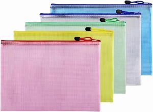 Plastic Wallets File Folder A4 Zip ...