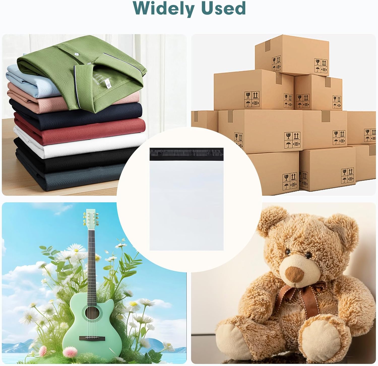 5Pcs Large Postage Bags, 60cm×80cm Self Seal Large Mailing Bags, Extra Strong Polythene Grey Mail Envelopes for Express Packaging - Image 7