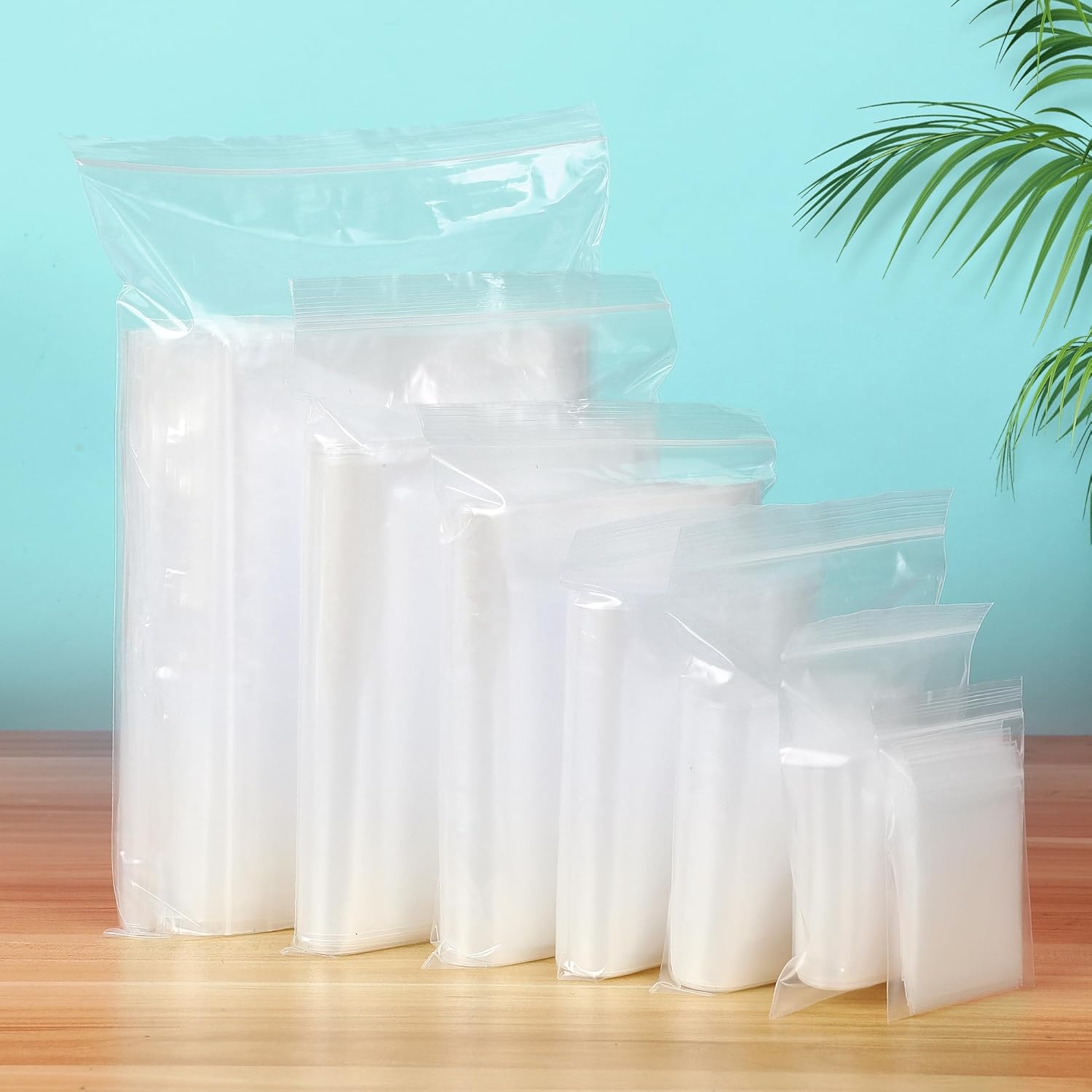 Small plastic Grip Seal Bags,100PCS Reusable Clear Sealable Seal Bags Ziplock Bags Thickening Reusable Mini Sealed Bag Zip Locked Bag for Kitchen Biscuits Nuts Jewelry (2"x 2.8"(5x7cm)) - Image 6