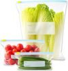 45 Pack Freezer Bags, Thick Zip Loc...