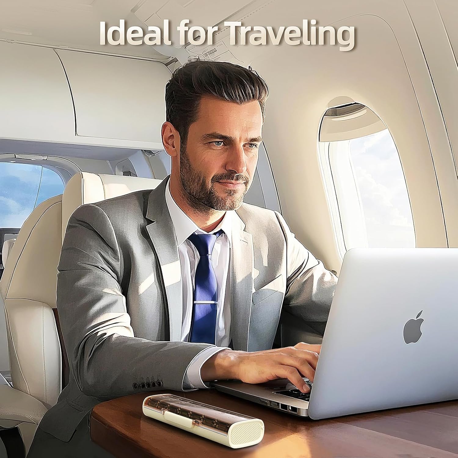 Glosen Weekly Pill Box 7 Day - Travel Pill Organiser with 7 Individual Compartments, Small Pill Case with Double Snap Lock, Tablet Container for Pocket Purse (White) - Image 7