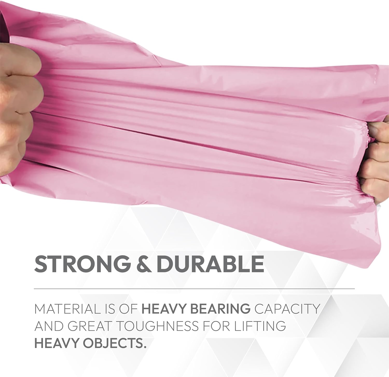 delka Mailing Bags, 60 Mixed Size Pink Poly Mailer Bags, Tear-Resistant Shipping Envelopes for Clothing, Documents, Strong Self-Seal Adhesive, Waterproof & Lightweight Pink - Image 6