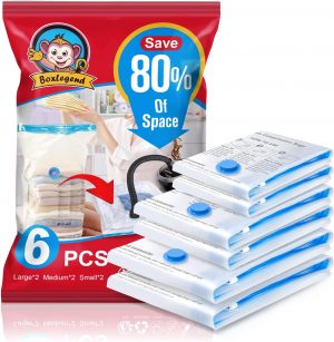 BoxLegend Vacuum Storage Bags 6 Pac...