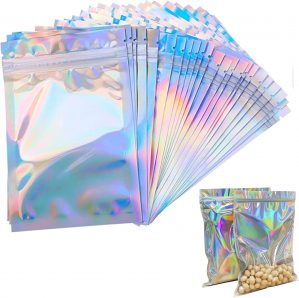 10.5 * 15cm Holographic Bags, 100pc...