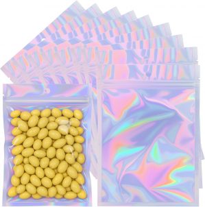 HRX Package Holographic Ziplock Bag...