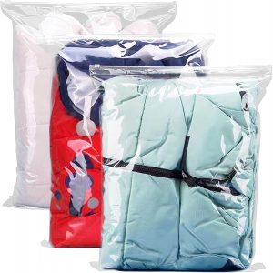 30 Pack Clear Bags for Clothes,40x5...