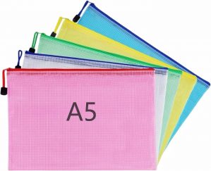 A5 Plastic Wallets File Folder Zip ...