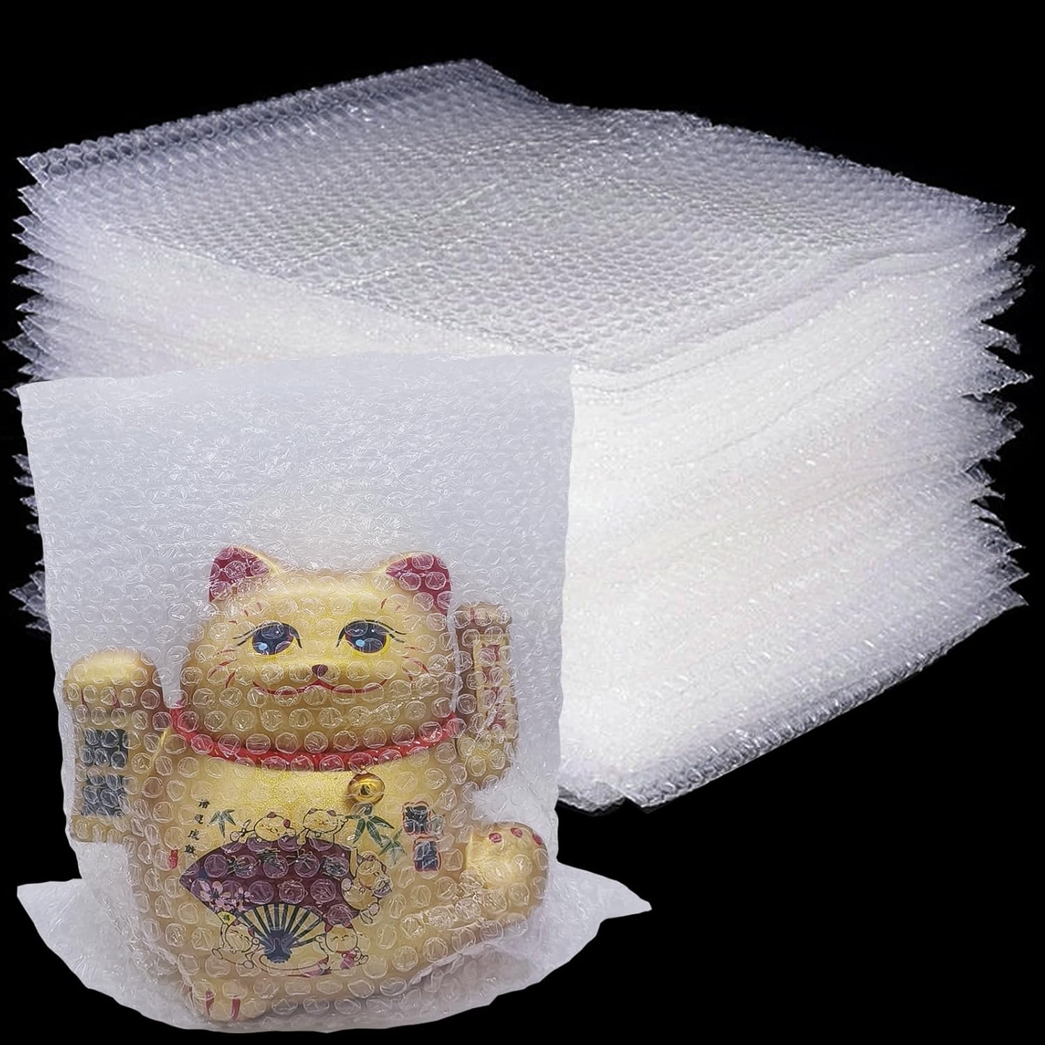 Bubble Pouch Wraps, Clear Not Self-Seal Bubble Out Bags for Packing, Double Walled Cushioning Bags for Shipping, Storage and Moving(30X35CM,50Pack) - Image 8