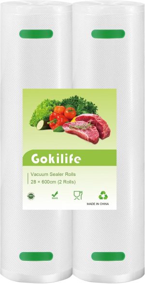 Gokilife Vacuum Sealer Bags Rolls &...