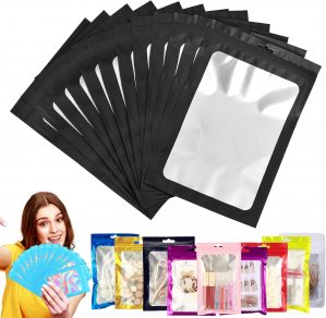 Black Foil Ziplock Mylar Bags ̵...