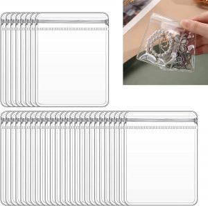 200 Pcs Small PVC Bags 4x6cm Jewelr...