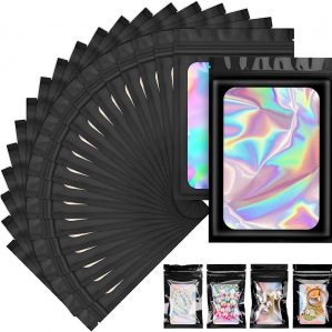 120pcs Mylar Bags, Black Mylar Bags...