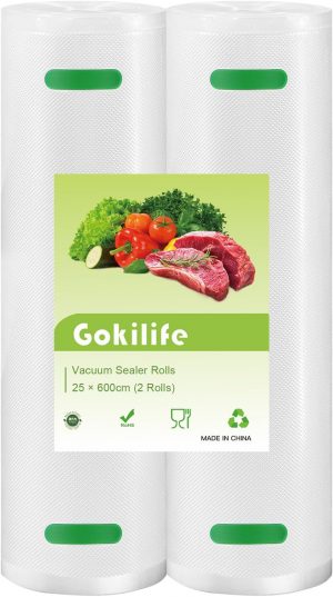 Gokilife Vacuum Sealer Bags Rolls &...