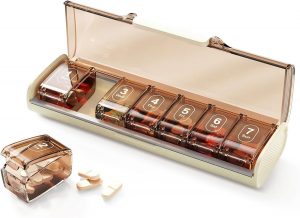 Glosen Weekly Pill Box 7 Day –...