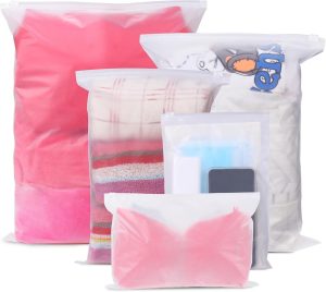 24 Pcs Reusable Ziplock Bags,Travel...