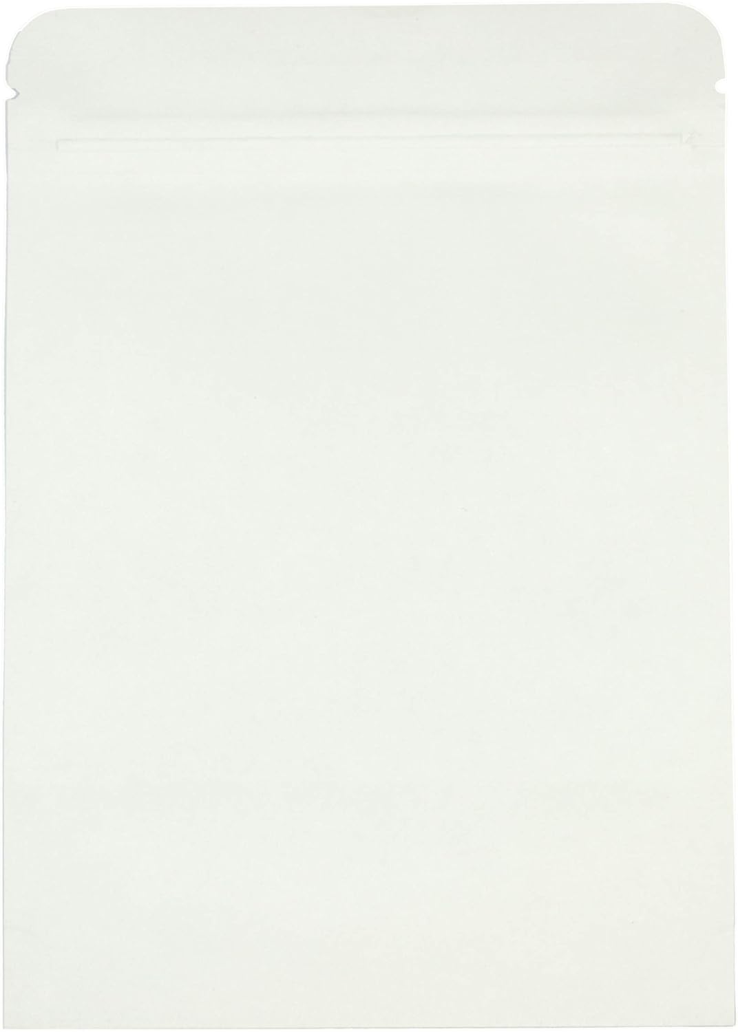 Evergreen Goods 50 White Kraft Stand-Up Paper Reusable Food Bags (130 x 180mm) | Pouches Foil Lined with Tear Notch Heat-Grip Sealable Ziplock | Perfect for Packaging Coffee Beans, Snacks & Sweets Etc - Image 5