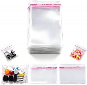 Clear Self-Adhesive Cellophane Bags...