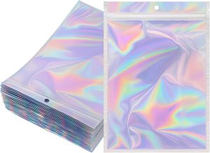 16x24cm Zip Lock Bags, Holographic ...