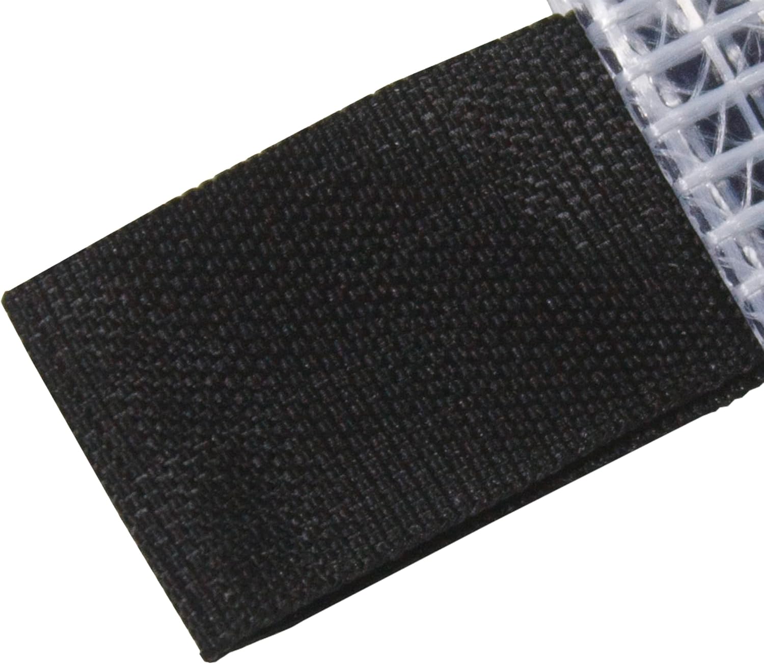 eco-eco A5 95% Recycled Super Strong Bag, Waterproof Mesh Tuff Bag, Reinforced, Black Zip Closure eco038 Clear - Image 3