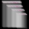 4 Size 240 Pieces Clear Plastic Cel...