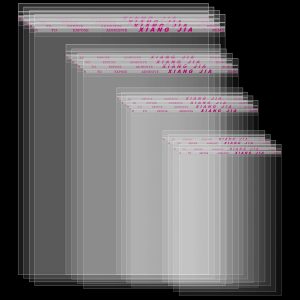 4 Size 240 Pieces Clear Plastic Cel...