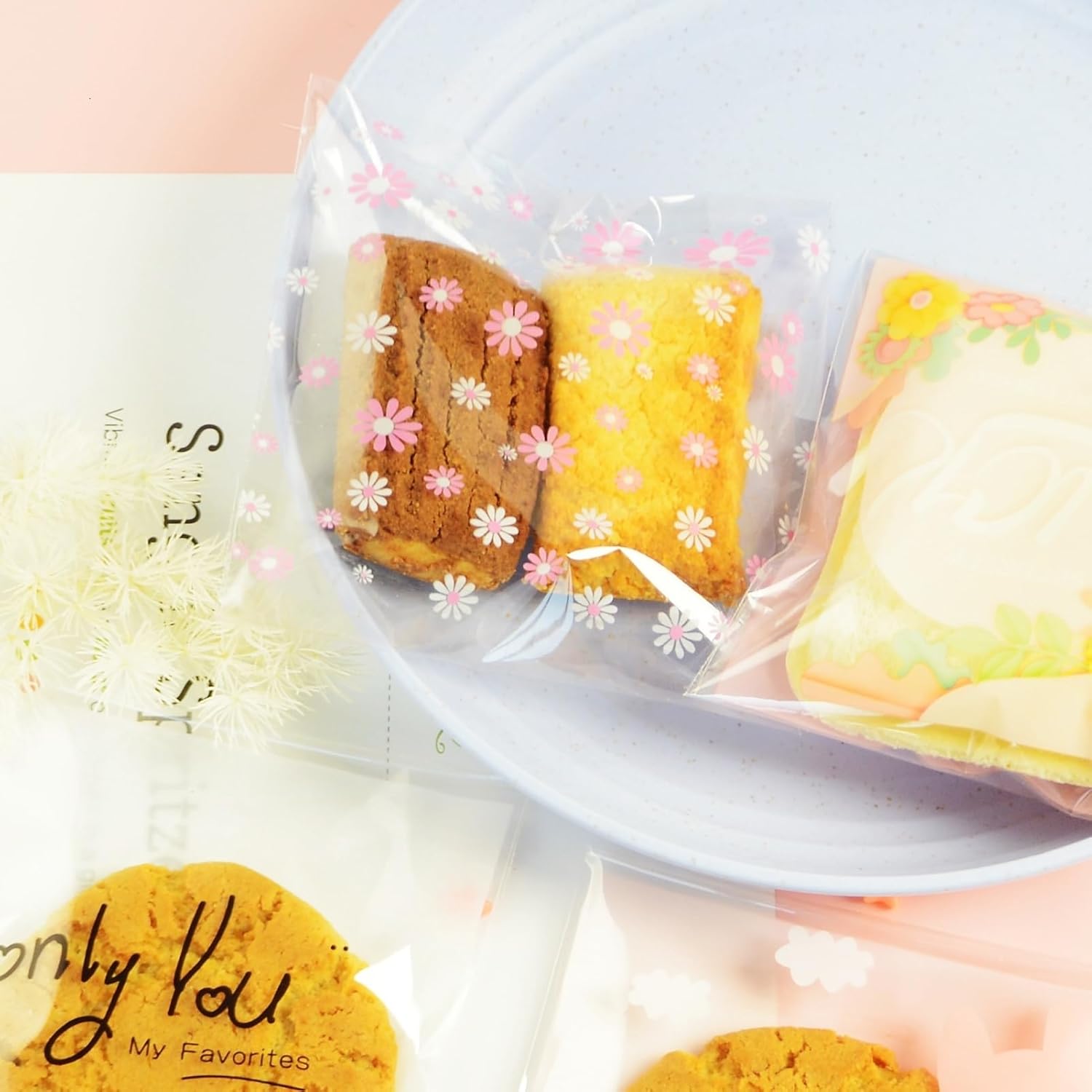 Cellophane Bags, Cookie Bags,Self Seal Sweet Bag & Glassine Bag,Opp Cellophane Bag Small for Food, Sweet,Biscuit, Candies,Cards,Gifts (10 x 10cm-100pcs) - Image 7