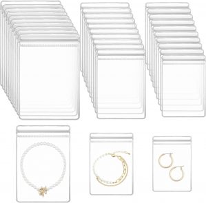 120Pcs Clear Self Seal jewellery Ba...