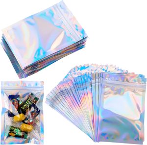Mylar Zip Lock Bags – 100 Pcs...