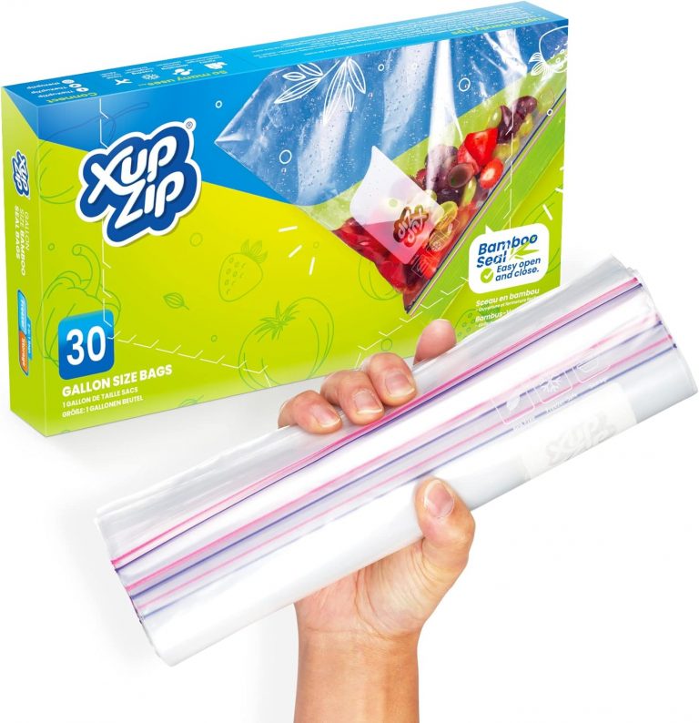 XupZip 2-in-1 Large Freezer Bags wi...