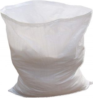 White Woven Polypropylene Rubble Bu...