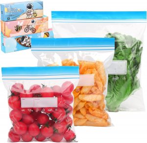 70 Pieces Food Storage Freezer Bags...