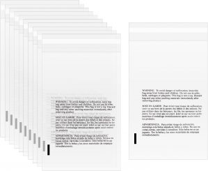 sourcing map 100pcs Self Sealing Cl...