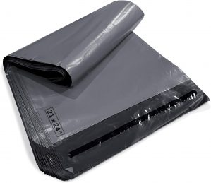 JeeJaan® 5 Pcs Grey Mailing Bags 2...