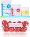 30P BPA-Free Ziplock Bags with Expa...