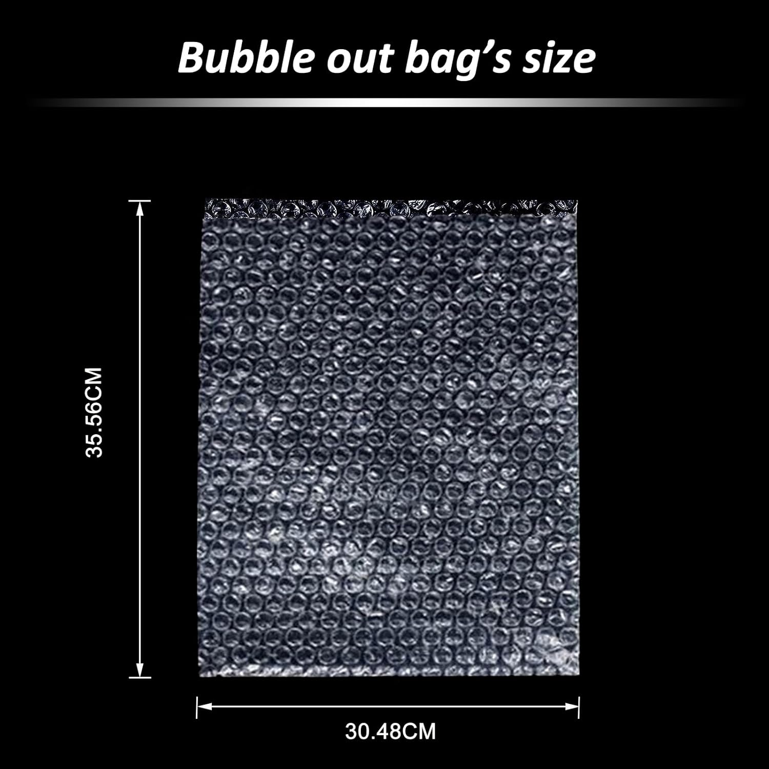 Bubble Pouch Wraps, Clear Not Self-Seal Bubble Out Bags for Packing, Double Walled Cushioning Bags for Shipping, Storage and Moving(30X35CM,50Pack) - Image 2