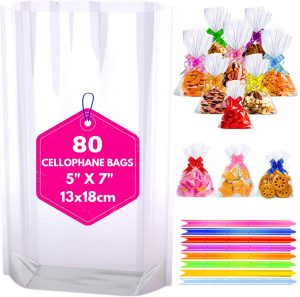 MAARA Small Cellophane Bags, Pack O...