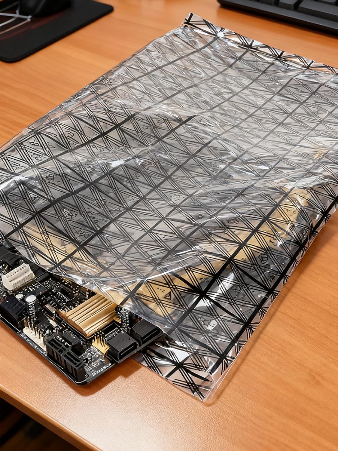 10Pcs Open Top Antistatic Bag, 13 * 12in Large ESD Anti Static Bags for Motherboard Video Card LCD Screen