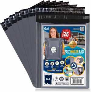 G4GADGET 25 Pack Large Grey Mailing...