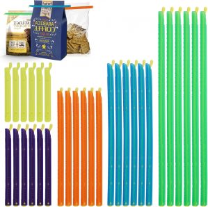 30 Pcs Food Bag Sealer Sticks, 5 Si...