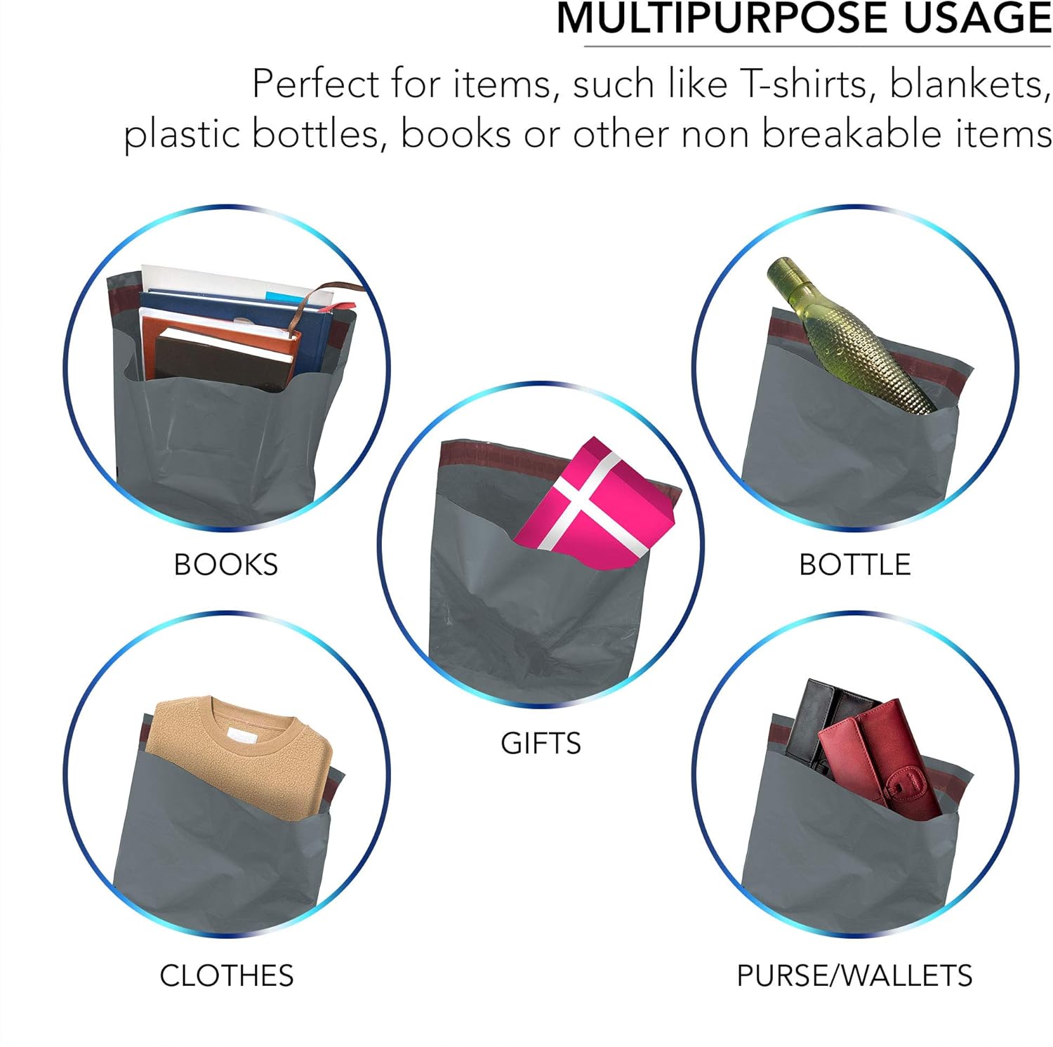 Mailing Bags, iSOUL 100 Pcs Shipping Poly Postal Self Seal Bags in Size 14” x 19” Inch Size Large Mailing Bags Big Postage Packaging Bags 356mm to 483mm - Image 8