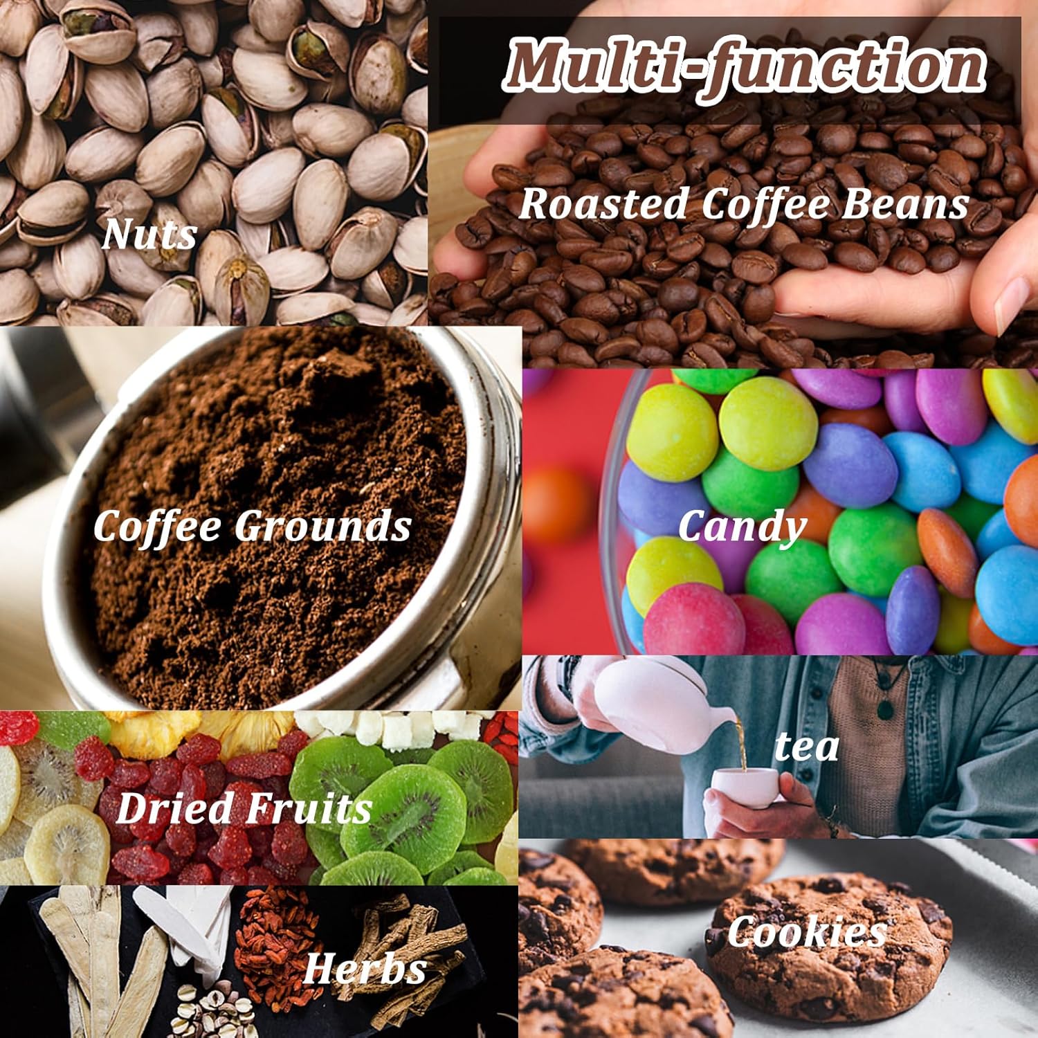 Coffee Bags with Valve (50 Pack, 8oz/0.45lb), High Barrier White Aluminum Foil, Coffee Bean Storage Bags, Reusable Packaging Bags with Side Zipper - Image 5