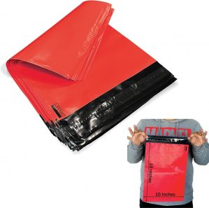 JeeJaan® 50 Pcs of Red Parcel Bags...